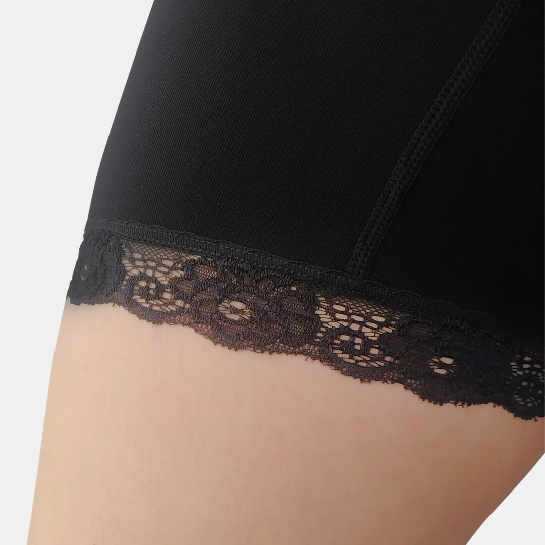 Lace on chafe shorts
